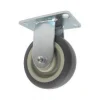 6" Thermoplastic Rubber Rigid Caster
