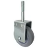 4" Thermoplastic Rubber Rigid Caster