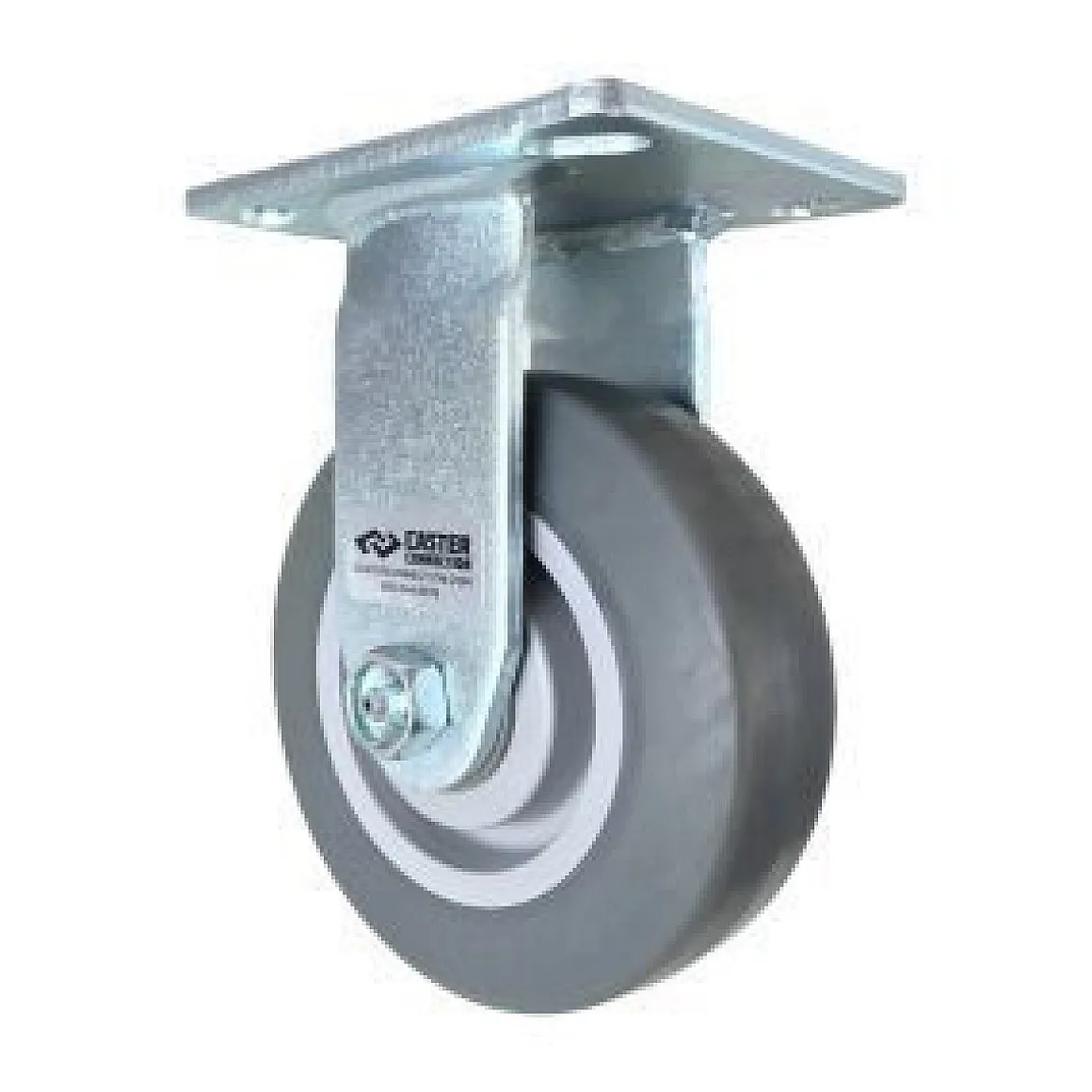 5" Thermoplastic Rubber Rigid Caster