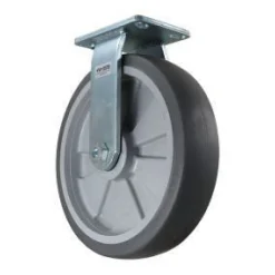 12" Thermoplastic Rubber Rigid Caster