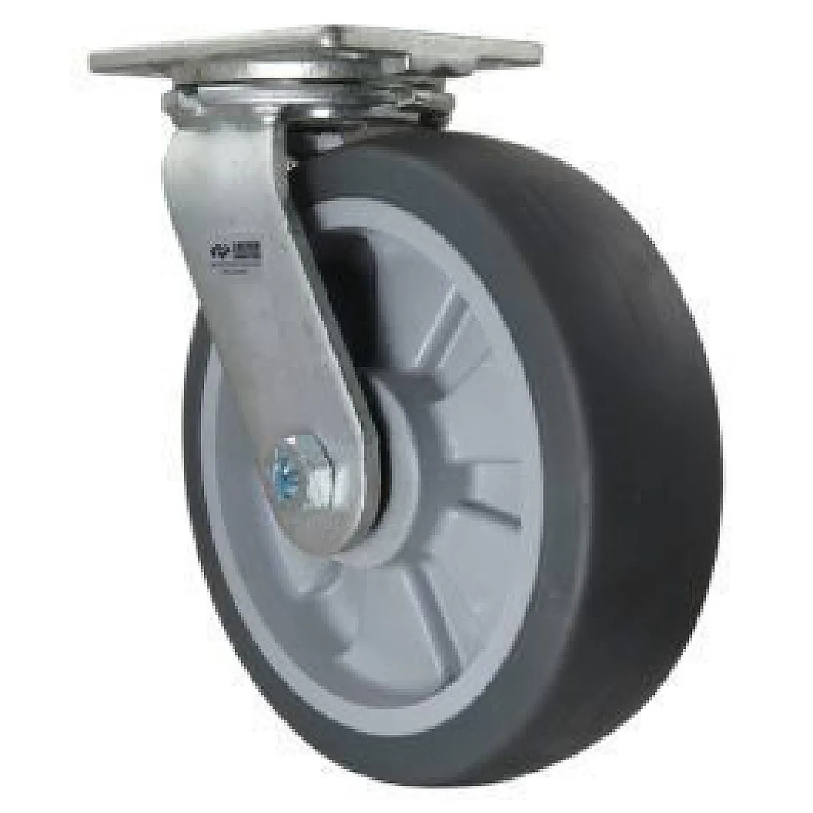 10" Thermoplastic Rubber Swivel Caster