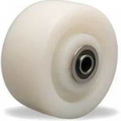 4" White Nylon Wheel