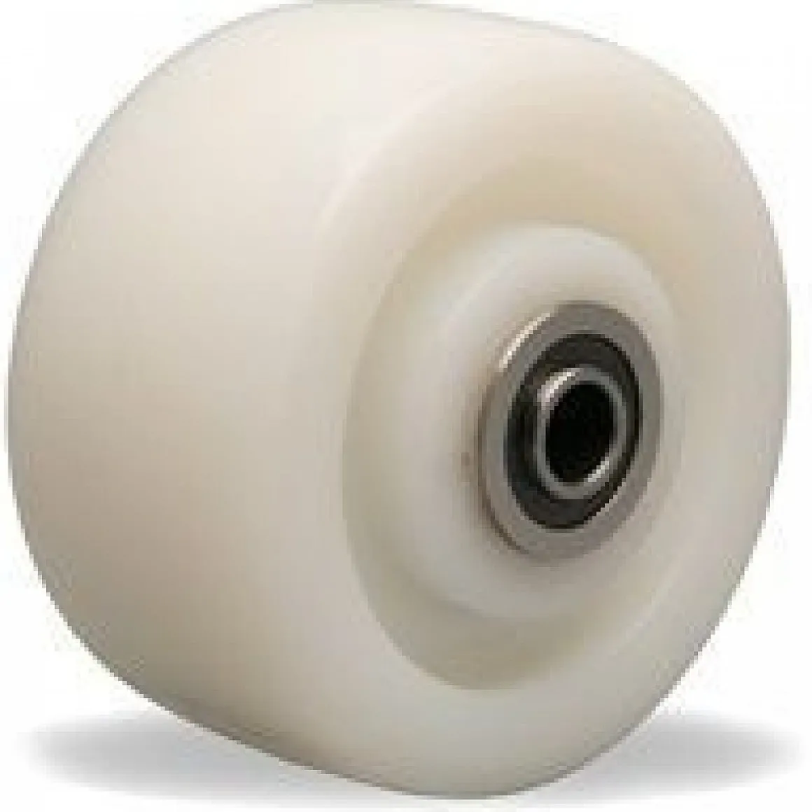 4" White Nylon Wheel
