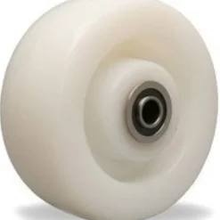5" White Nylon Wheel