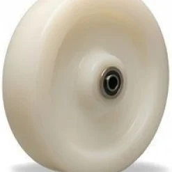 8" White Nylon Wheel