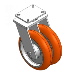 12" X 3" CC APEX HD KINGPINLESS SWIVEL CASTER OVERALL HEIGHT 15-1/2"