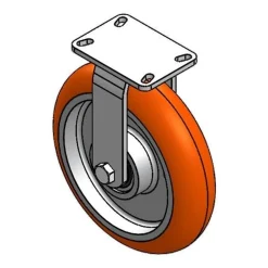 12" X 3" CC APEX HD RIGID CASTER OVERALL HEIGHT 13-1/2"
