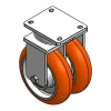 10" X 3" CC APEX HD RIGID CASTER OVERALL HEIGHT 12-13/16