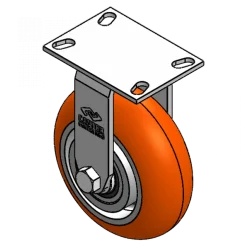 8" X 3" CC APEX HD RIGID CASTER 10-1/8" OVERALL HEIGHT