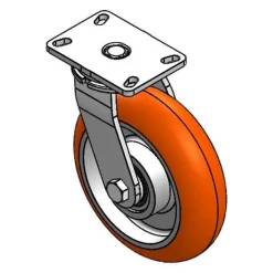 10" X 3" CC APEX HD SWIVEL CASTER