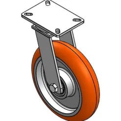 12" X 3" CC APEX HD SWIVEL CASTER OVERALL HEIGHT 15-1/2"