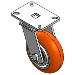 8" X 3" CC APEX HD SWIVEL CASTER 10-1/2 OVERALL HEIGHT