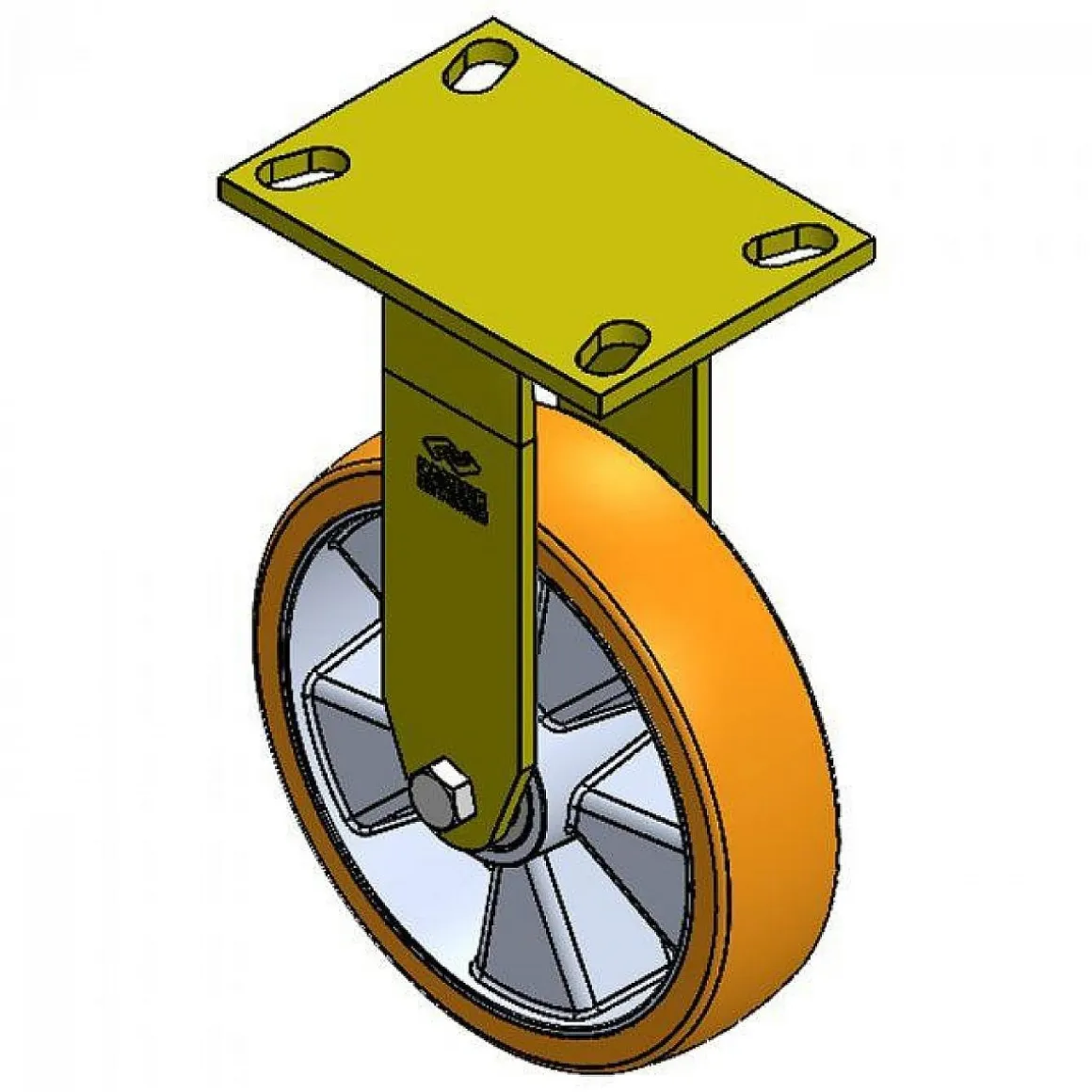 8" x 2" CC Axis Rigid CC Stark Caster