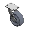 8" X 3" CC NYLEX KINGPINLESS SWIVEL CASTER OVERALL HEIGHT 10-1/8"