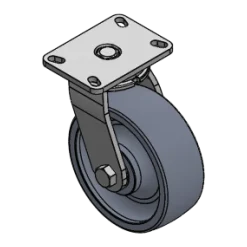 8" X 3" CC NYLEX SWIVEL CASTER OVERALL HEIGHT 10-1/8"