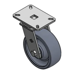 8" X 3" CC NYLEX SWIVEL CASTER OVERALL HEIGHT 10-1/2"