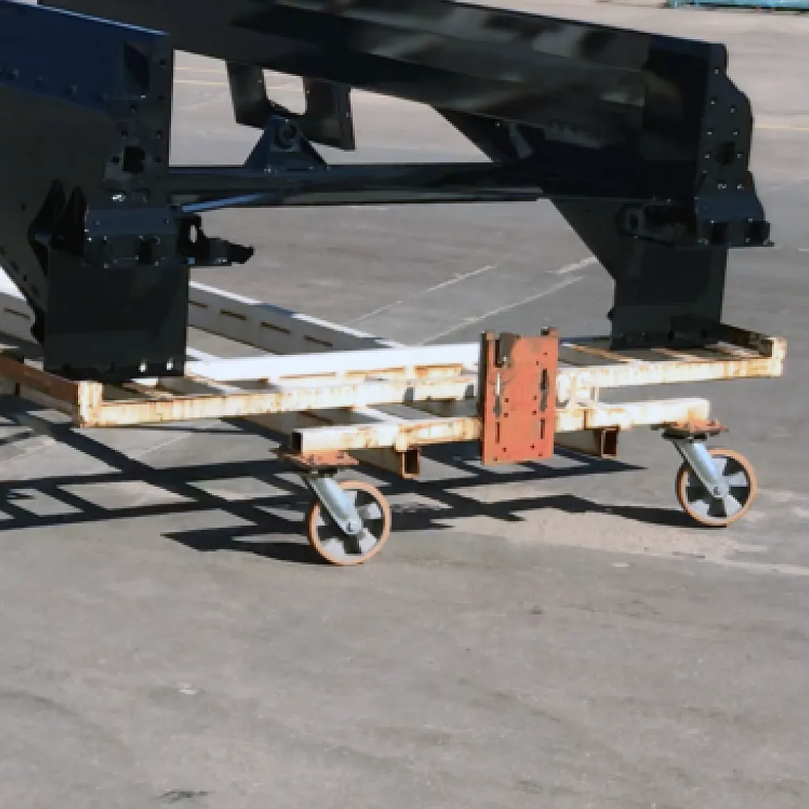 8" x 2" CC Stark Rigid Caster - FASTER CASTER - Online-Only