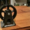 6" x 2" CC Vintage Polyurethane on Cast Iron Rigid Caster V2