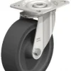 5" X 1-9/16" Heat-Resistant Silicone Rubber Swivel Caster