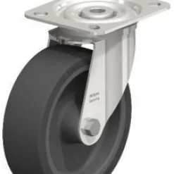 5" X 1-9/16" Heat-Resistant Silicone Rubber Swivel Caster