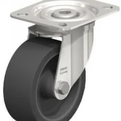 4" X 1-9/16" Heat-Resistant Silicone Rubber Swivel Caster