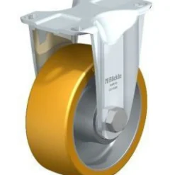 4" X 1-9/16" polyurethane-elastomer Rigid Caster