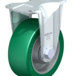 4" X 1-9/16" polyurethane-elastomer Rigid Caster