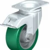 4" X 1-9/16" polyurethane-elastomer Swivel Caster