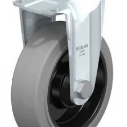 5" X 1-9/16" Rubber Rigid Caster