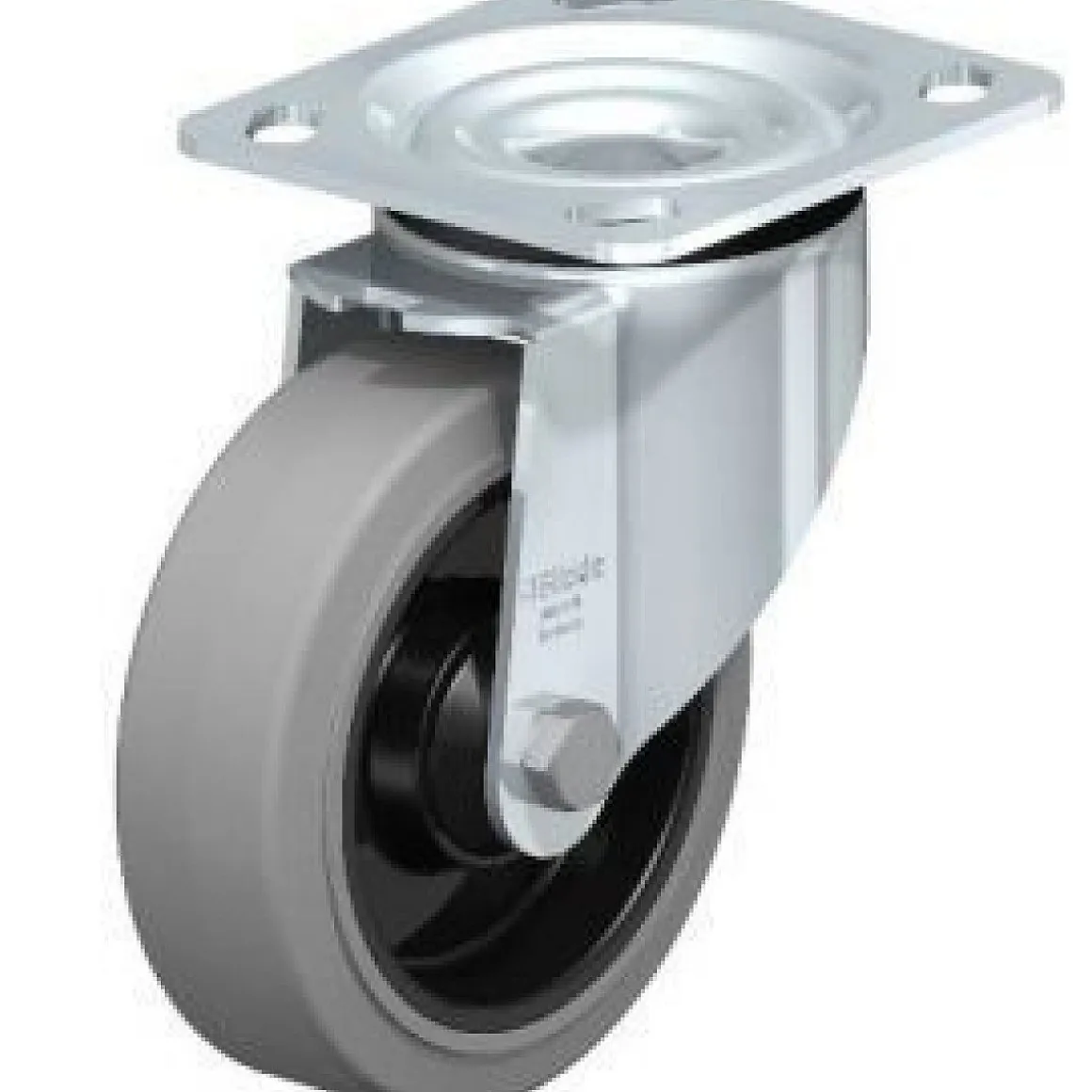 5" X 1-9/16" Rubber Swivel Caster