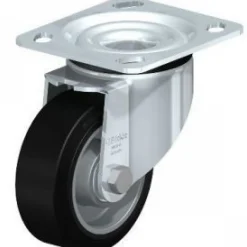 4" X 1-9/16" Rubber Swivel Caster