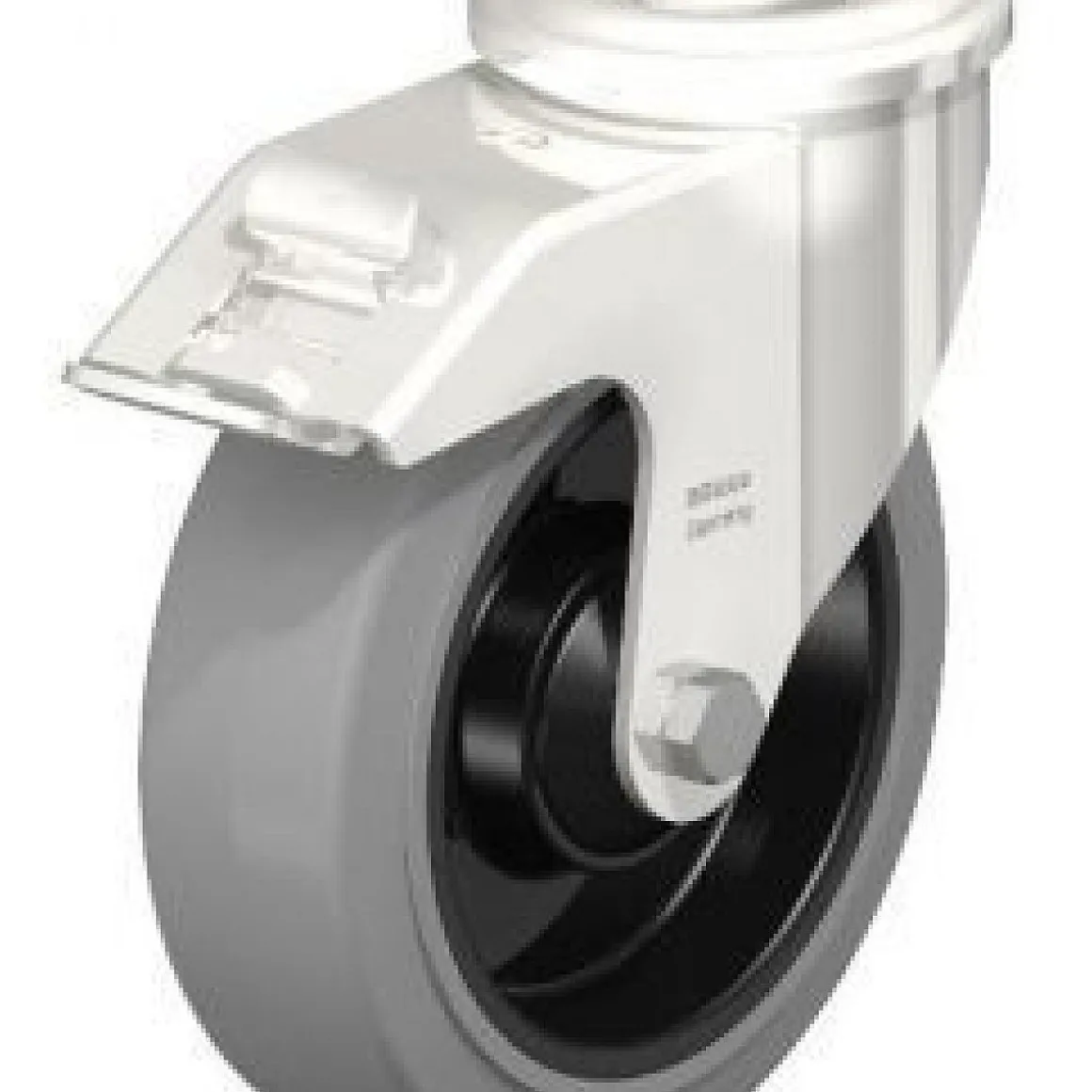 5" X 1-9/16" Rubber Swivel Caster
