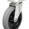 8" X 2" Rubber Swivel Caster