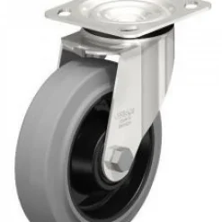 6-5/16" X 2" Rubber Swivel Caster