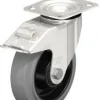 6-5/16" X 2" Rubber Swivel Caster