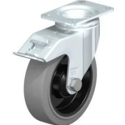 5" X 1-9/16" Rubber Swivel Caster