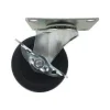 3" X 1" SWIVEL CASTER WITH BRAKE