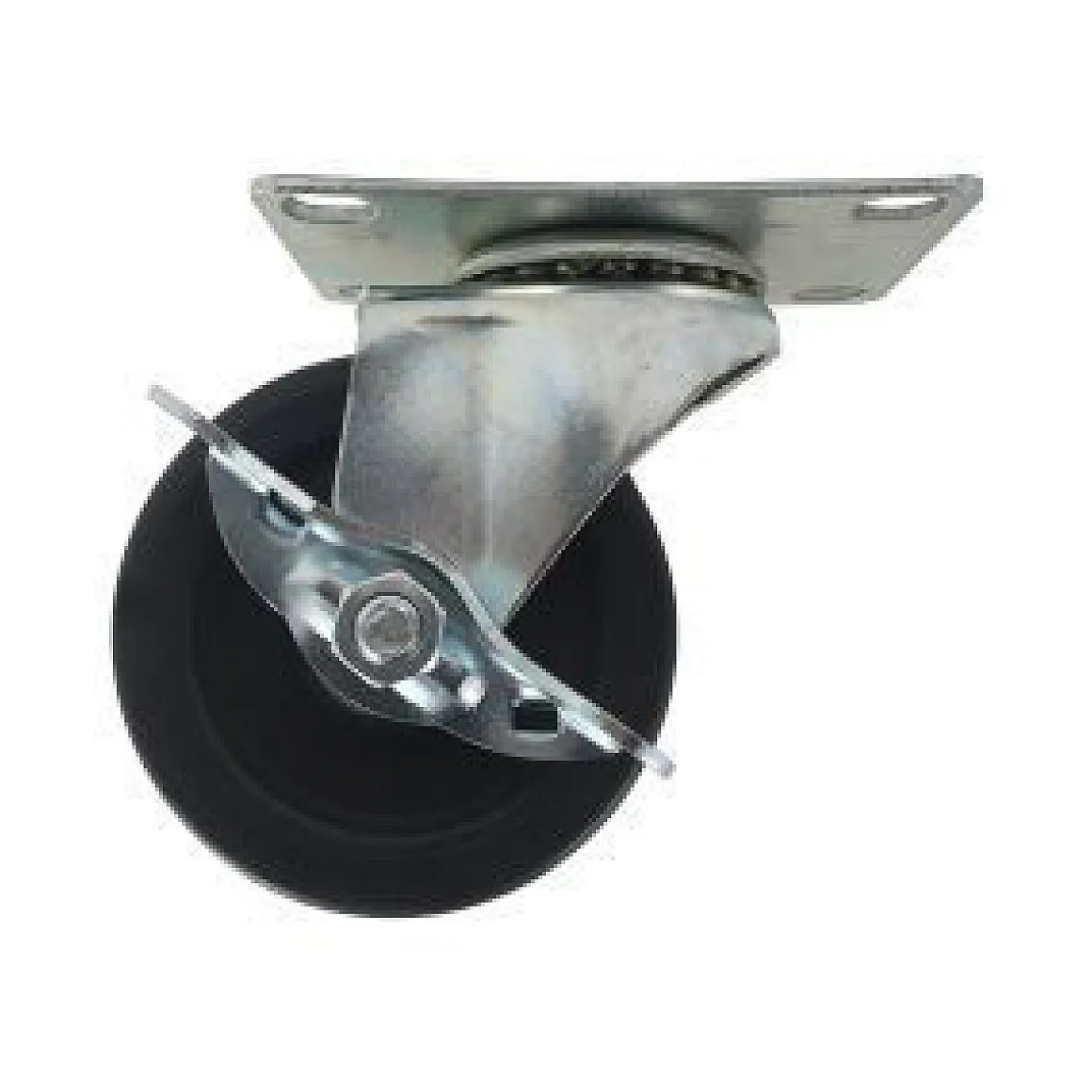 3" X 1" SWIVEL CASTER WITH BRAKE