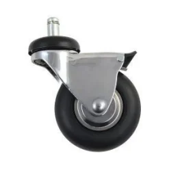 3 X 1 SWIVEL CASTER WITH TOTAL LOCK BRAKE