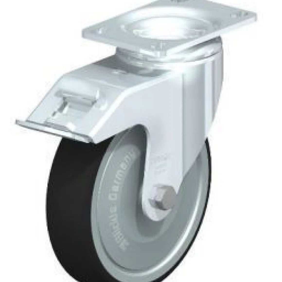 5" X 1-1/4" Thermoplastic Polyurethane Swivel Caster